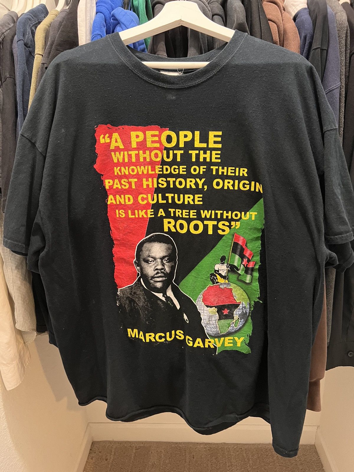 Vintage Marcus Garvey Short Sleeve T Shirt Hoodie, Sweatshirt | FlexRushtees.com