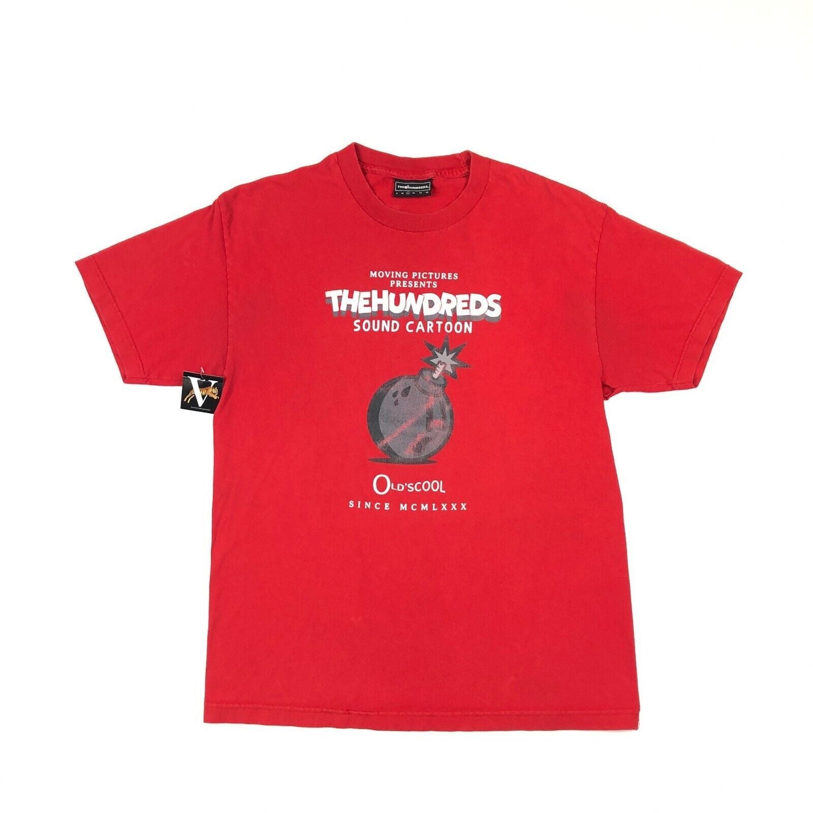 Vintage The Hundreds Cartoon Old School Movie Graphic Tee Large Hoodie, Sweatshirt | FlexRushtees.com