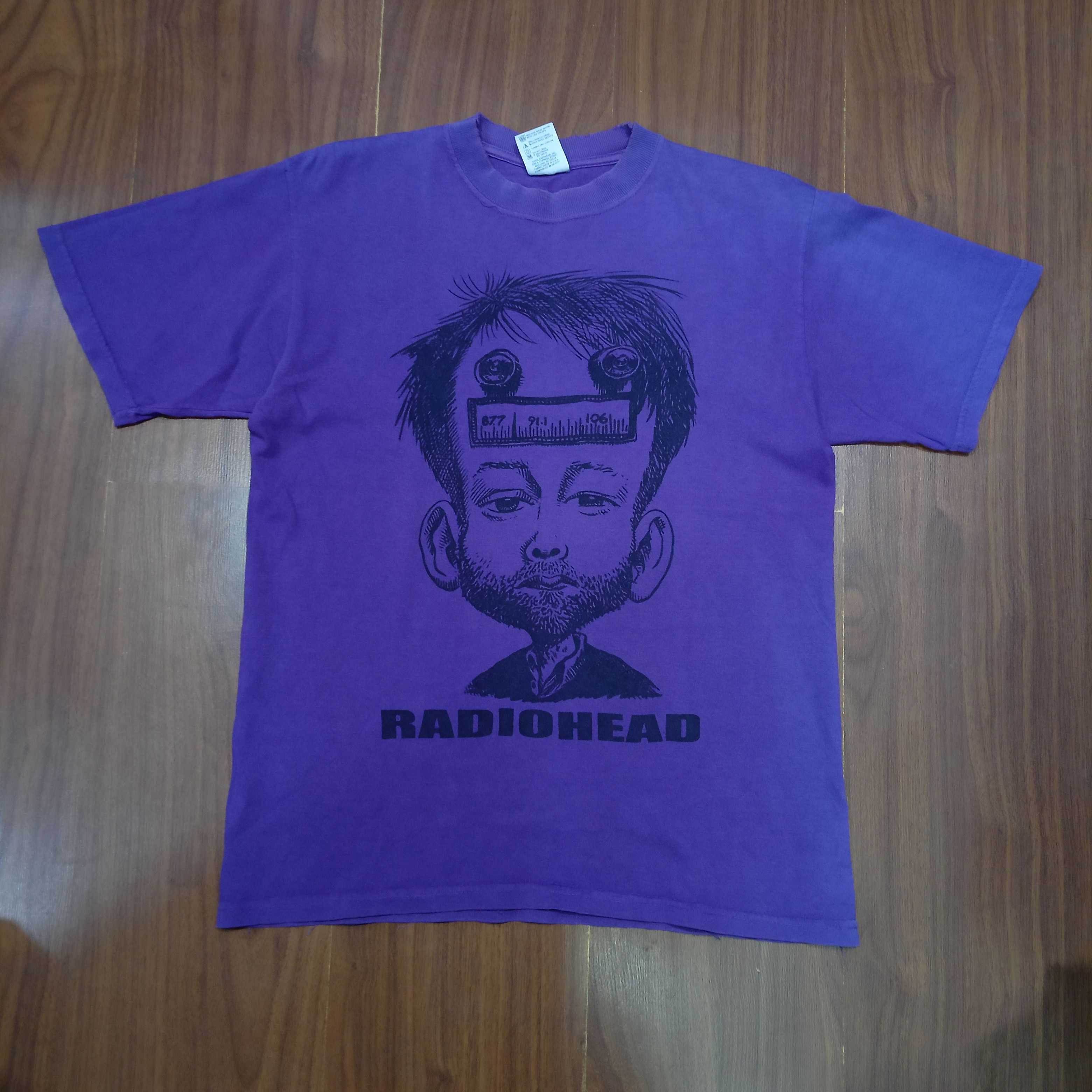 Vintage Radiohead T Shirts In Purple Hoodie, Sweatshirt | FlexRushtees.com