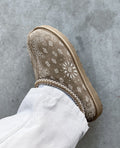 Vintage Bravest Studios Cappucino Paisley Slippers