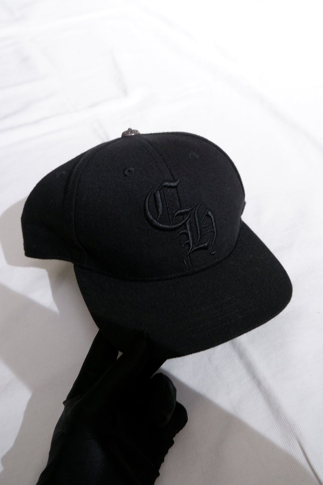 Hearts Chrome Hearts Ch Embroidered Baseball Cap
