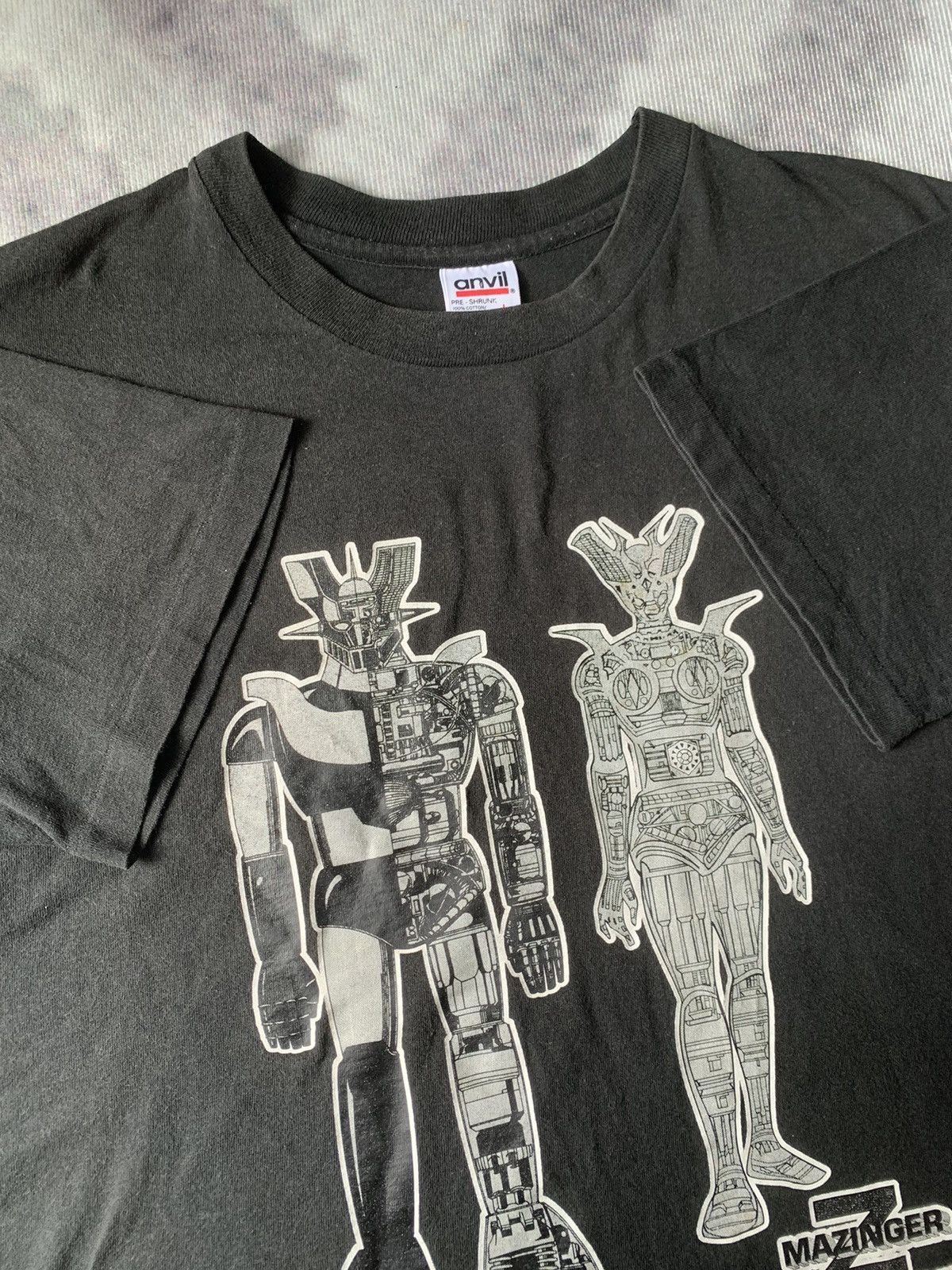 Vintage Vtg Mazinger Z Gundam Anime Tshirt