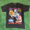 Vintage Y2k Barack Obama Shirt Inauguration Usa President Te