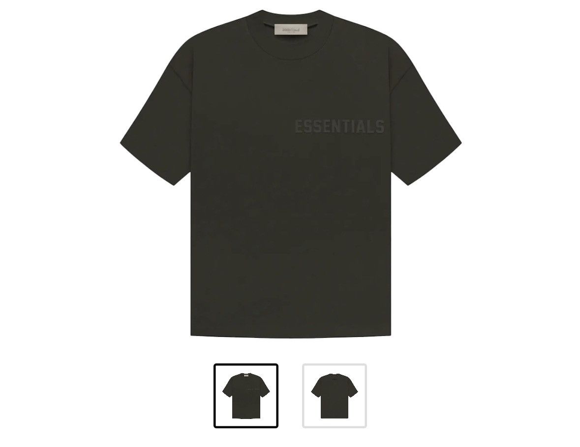 Essentials Off Black Tee Hoodie, Sweatshirt | FlexRushtees.com