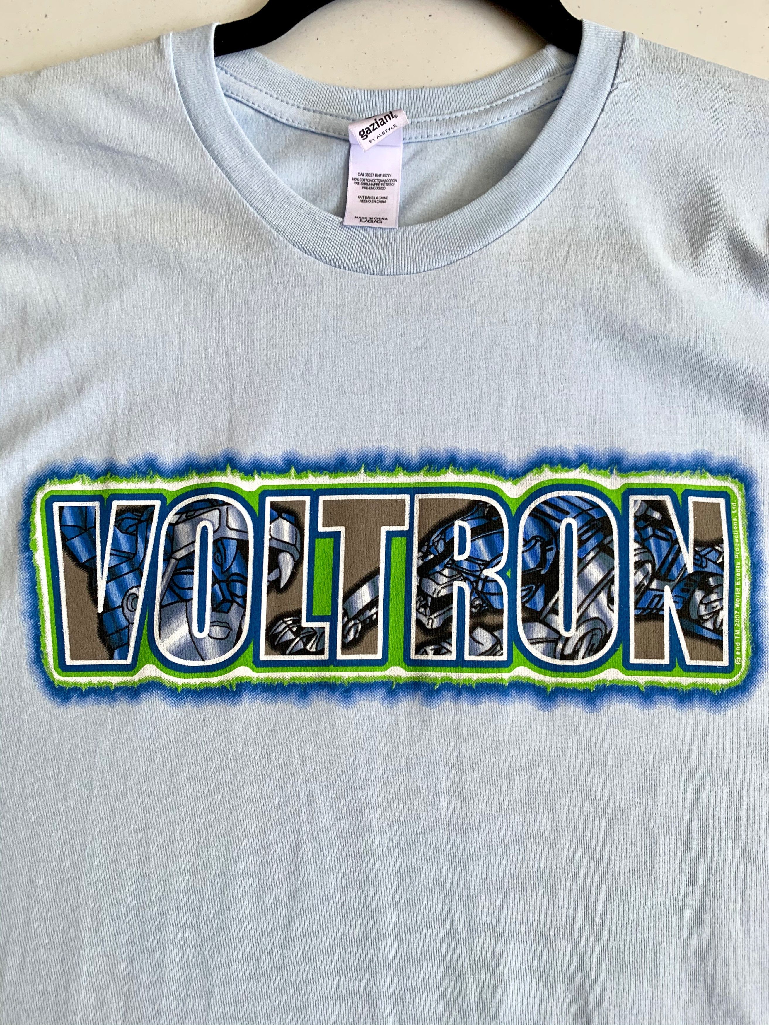 Vintage Voltron Anime Promo Dead Stock 2007 Tshirt L