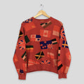 Ne Net X Tsumori Chisato Vintage Issey Sport Miyake Country Flags Sweatshirt Medium