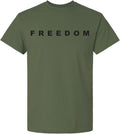 Trenz Shirt Company Mens Classic Charlie Kirk Freedom Design - Graphic Short Sleeve T-Shirt