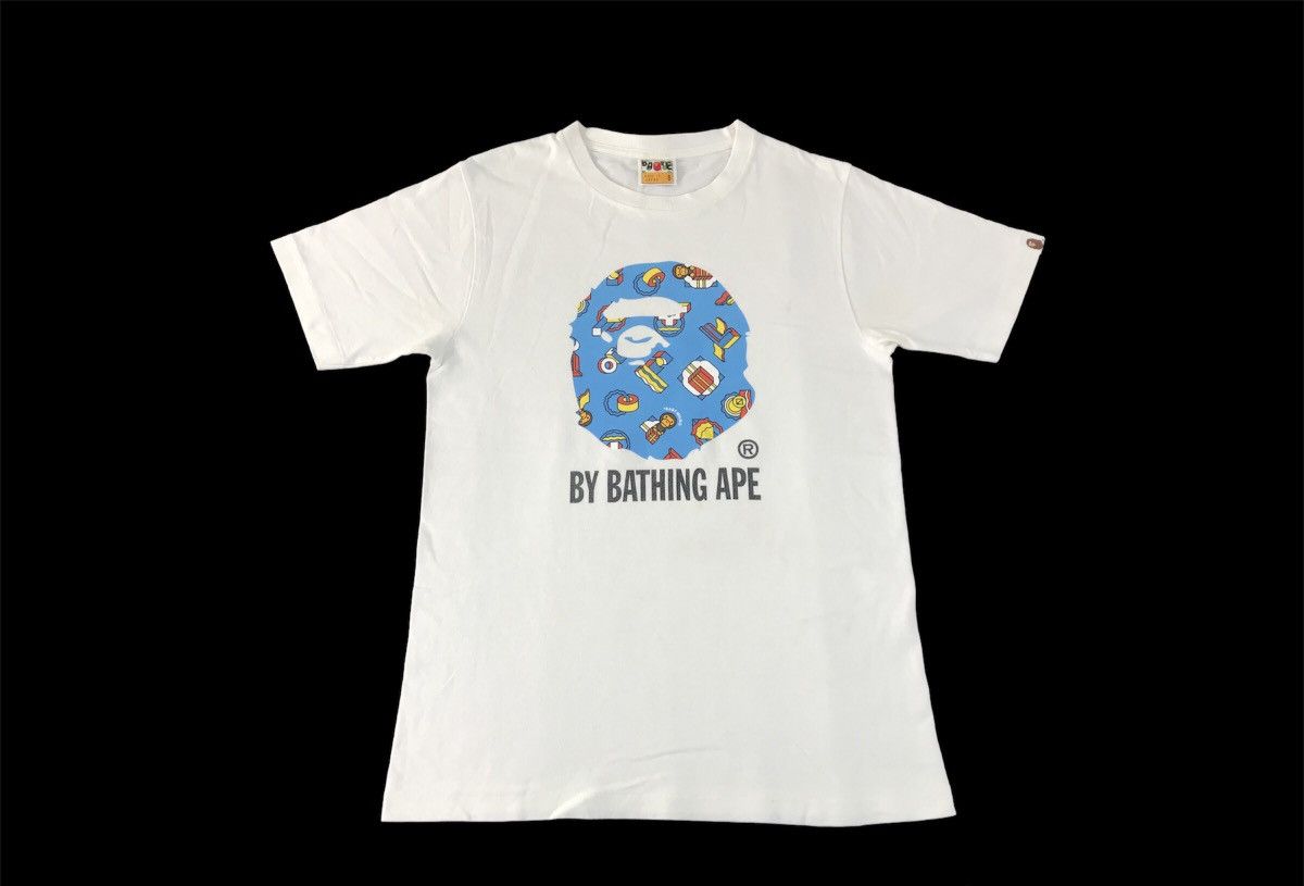 Bape By Bathing Ape Baby Milo College Ape Big Printed Tee Hoodie, Sweatshirt | FlexRushtees.com