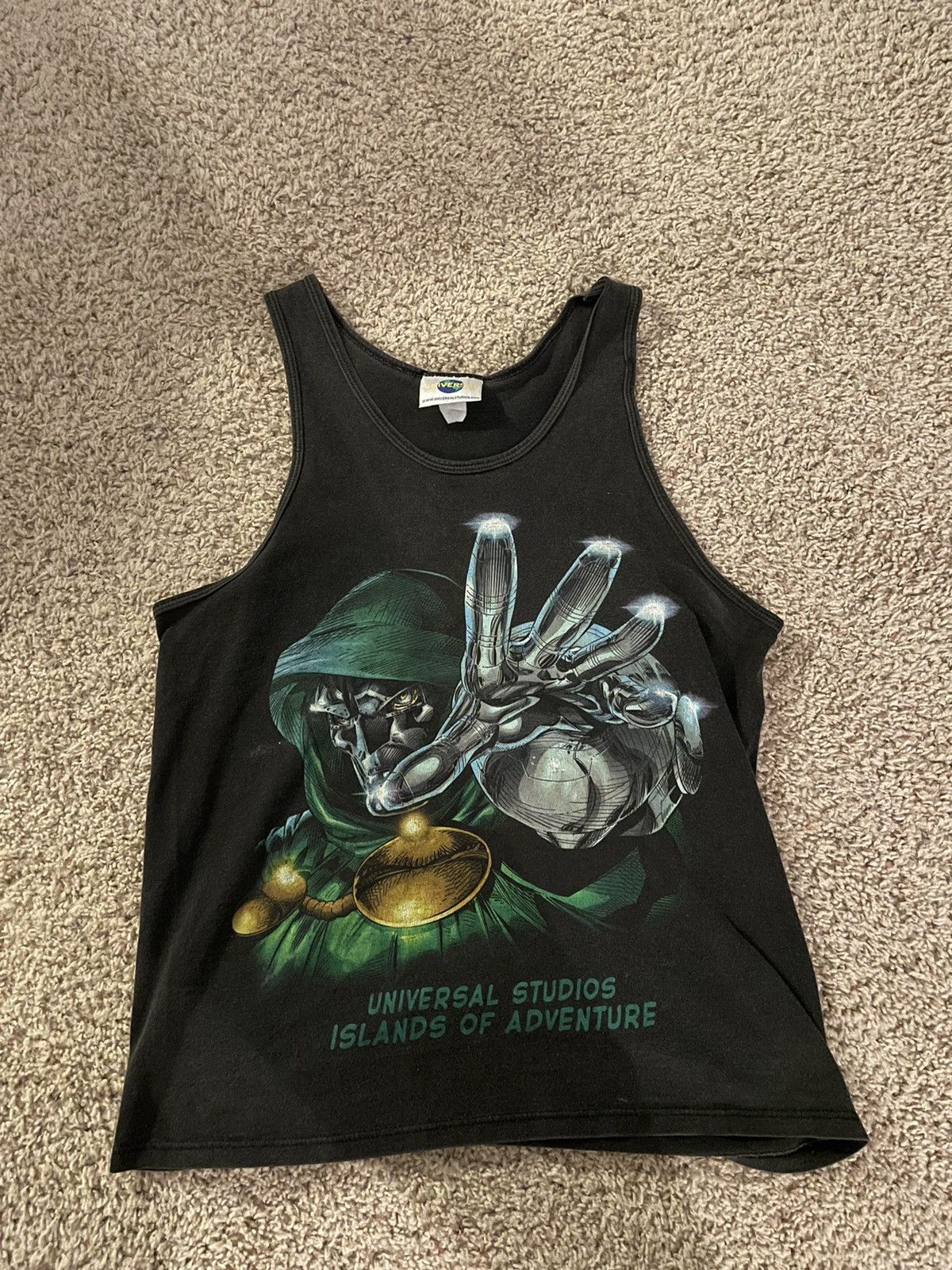 Vintage Doctor Doom Universal Studios Islands Of Adventure Tank Top