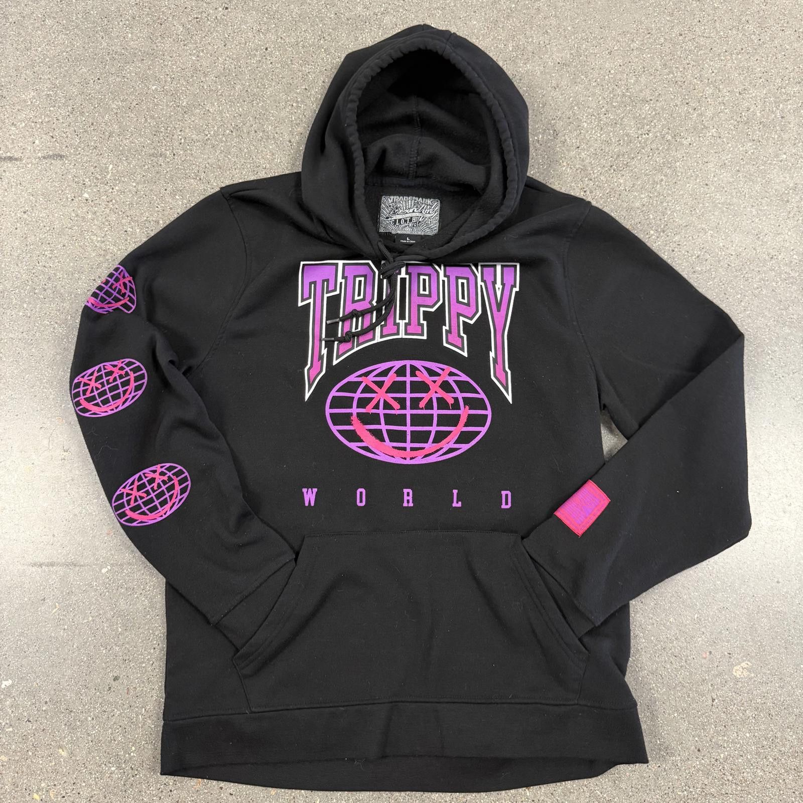 Cloth Brooklyn Trippy World Bhoodie Bklyn Adult L Smiley