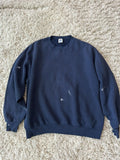 Vintage 90s Blue Painted Crewneck