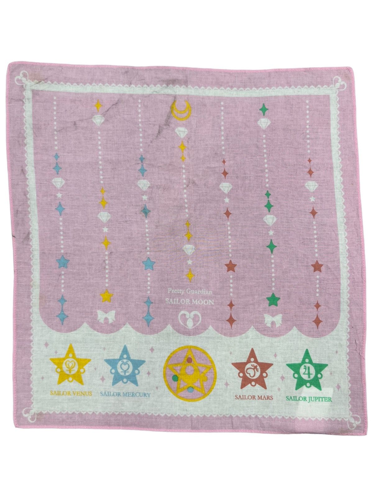 Japanese Brand Sailor Moon Handkerchief Neckerchief Bandana Pocketsquare