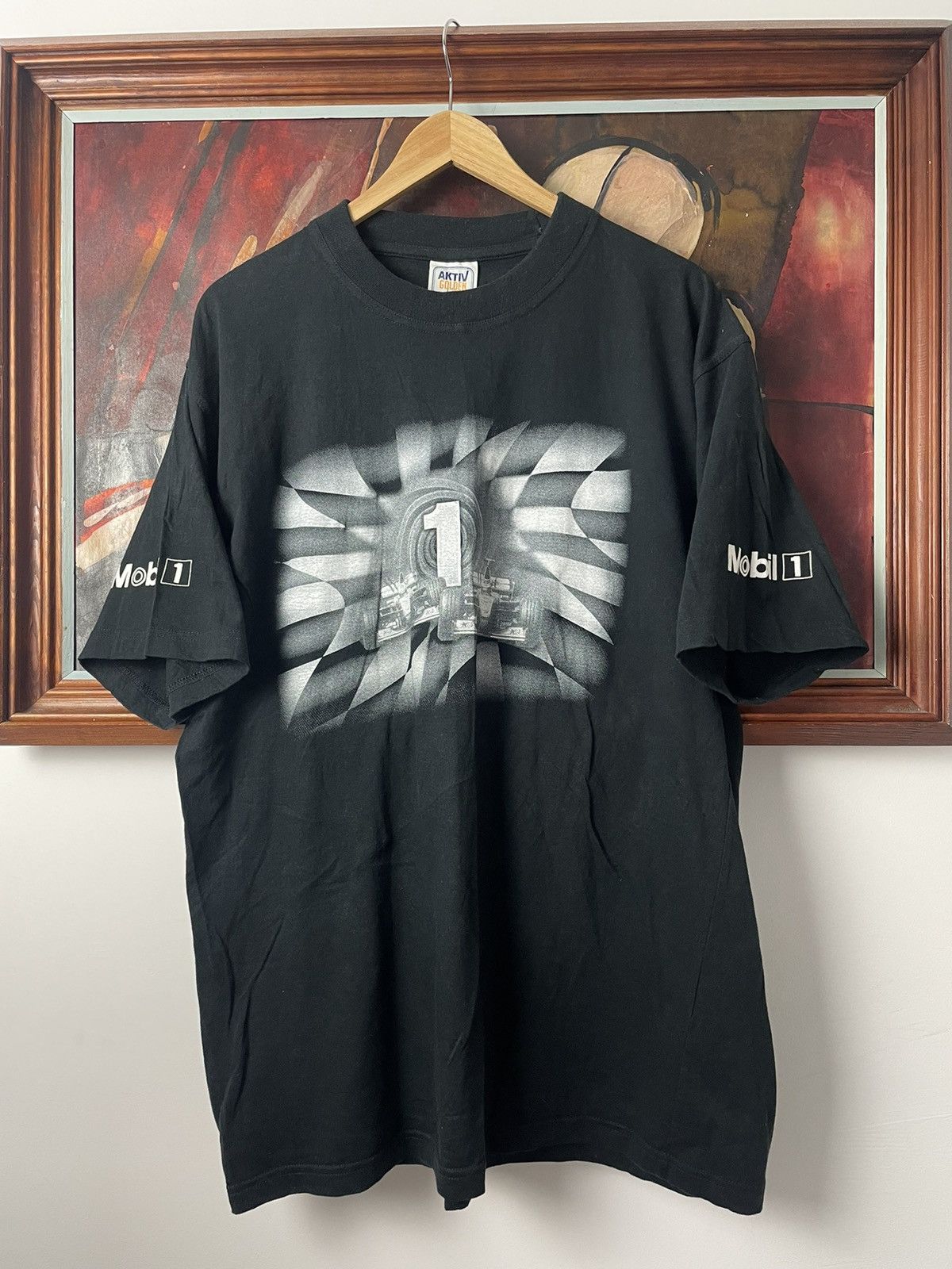 Vintage 90s Formula One Mobil 1 Racing Tee Marlboro Redbull Hoodie, Sweatshirt | FlexRushtees.com