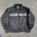Vintage Scarface Embroidered Logo Tony Montana Face Rhinestones Vtg