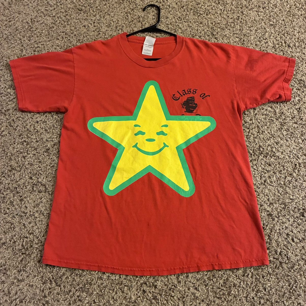 Asspizza Star Logo T Shirt Red Size L Large Revived Rasta Hoodie, Sweatshirt | FlexRushtees.com