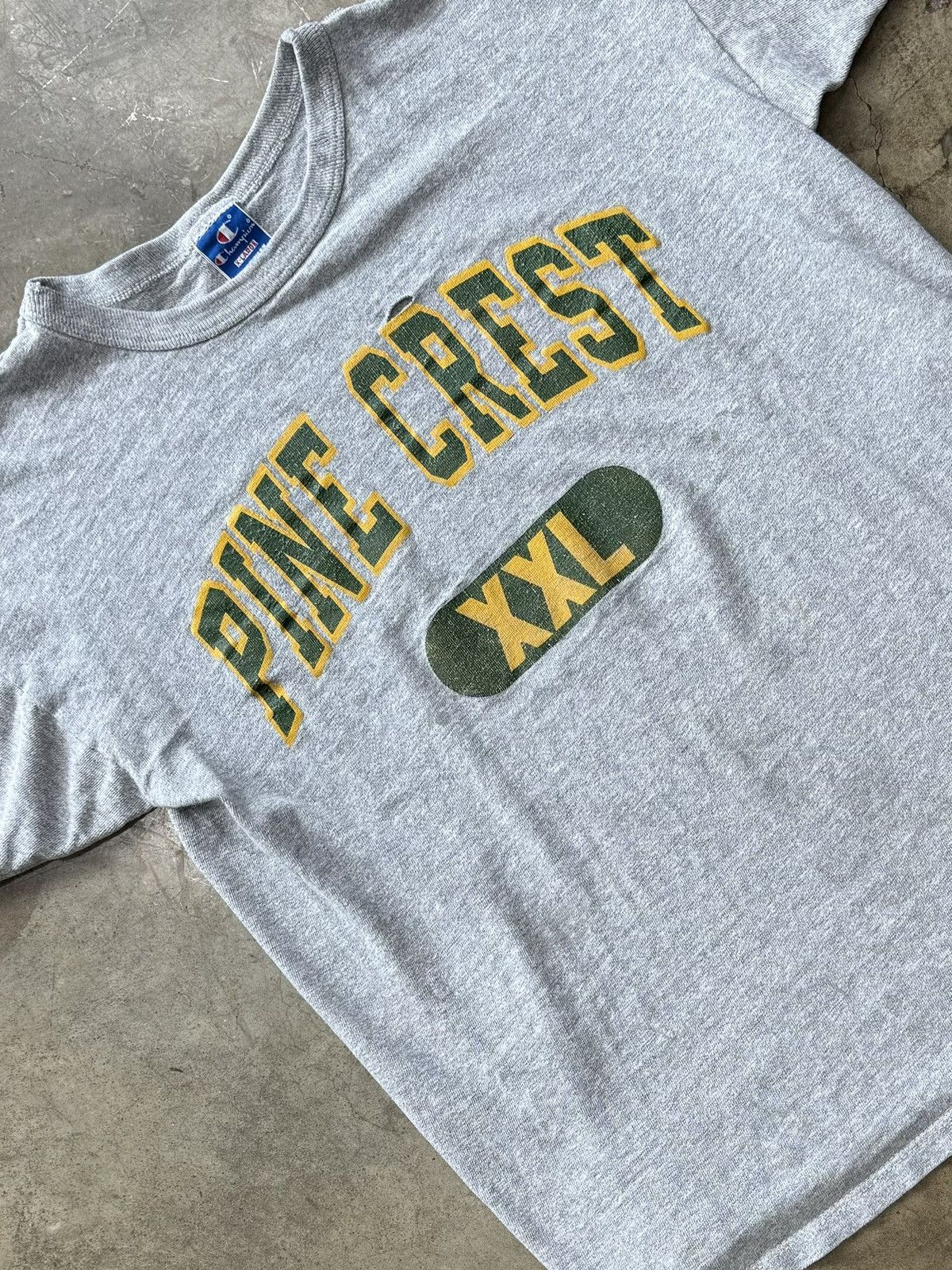 Vintage Usa Tag Champion Pine Crest Xxl Tee Sz Xl Hoodie, Sweatshirt | FlexRushtees.com