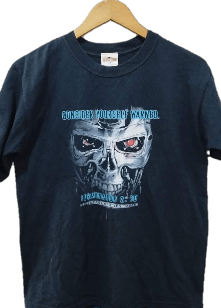 Vintage 90s Shirt Terminator 2 Consider Yourself Warned