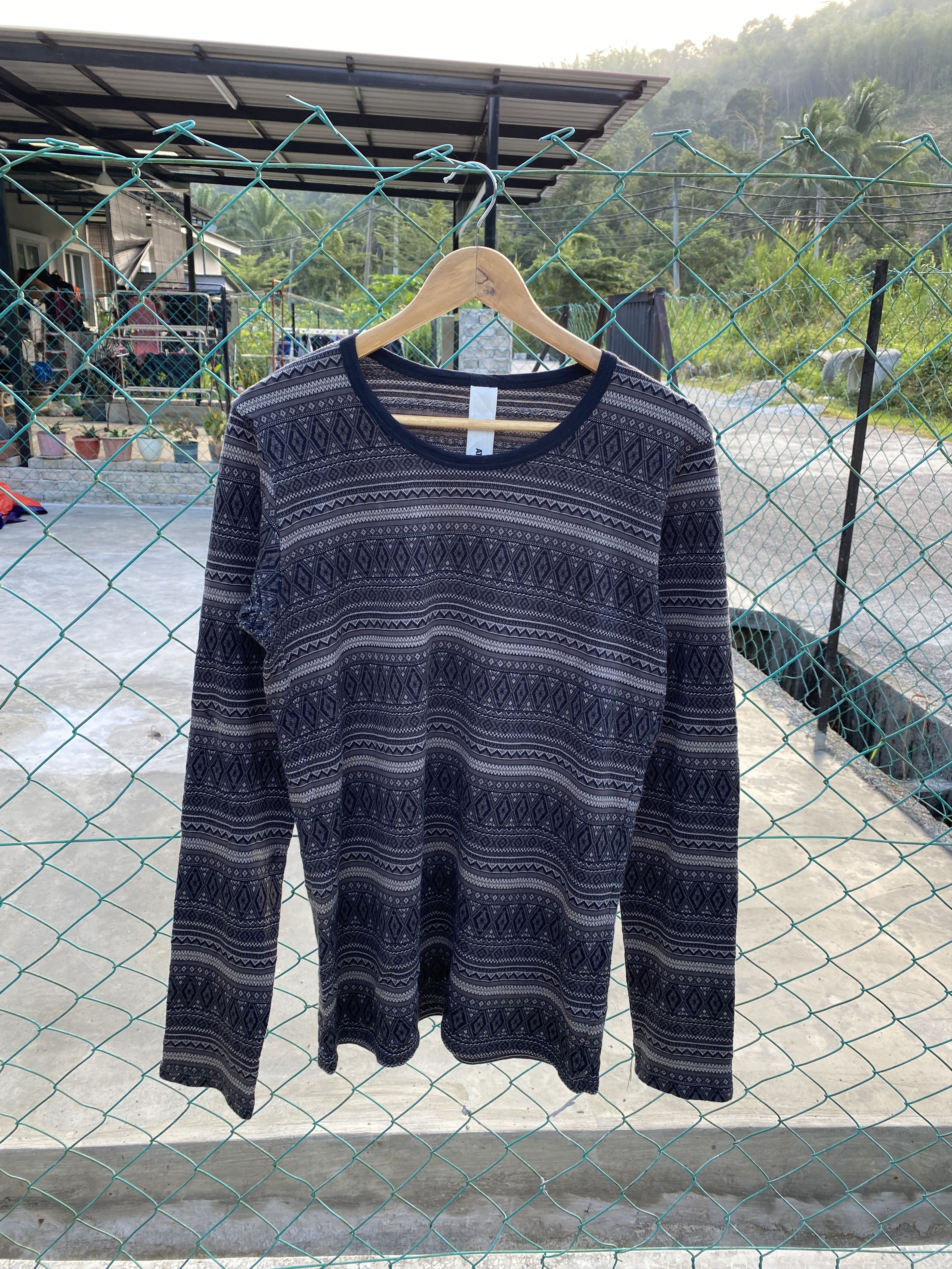 Final Drop Attachment Navajo Long Sleeve Tees