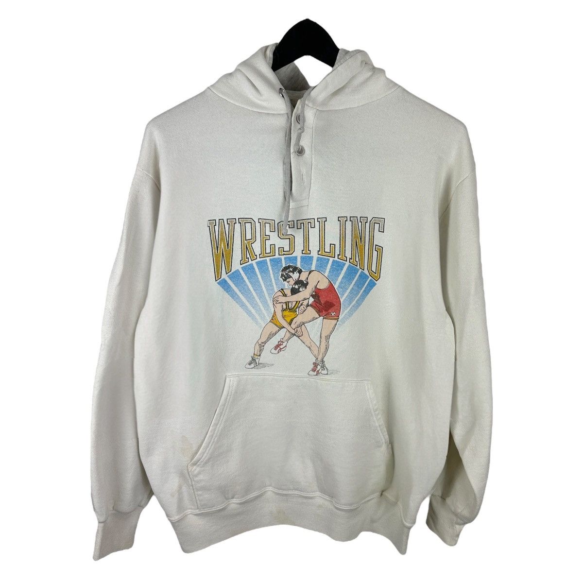 Vintage 70s Jerzees Wrestling School Promo Hoodie