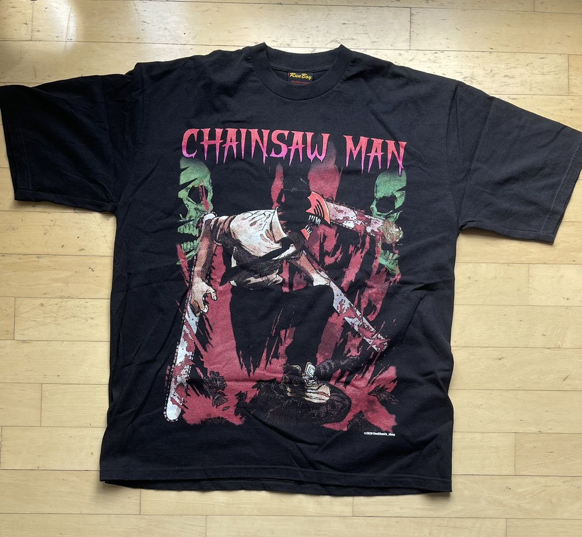 Vintage Anime Chainsaw Man Denji Bootleg Tee Hoodie, Sweatshirt | FlexRushtees.com