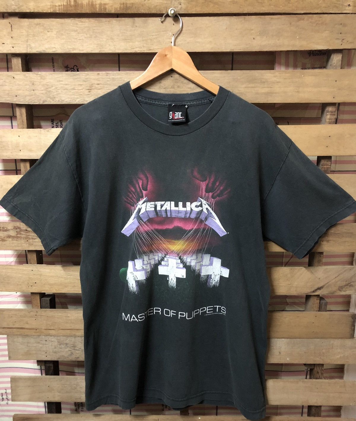 Vintage 1994 Metallica Master Of Puppets Promo Album Tshirt