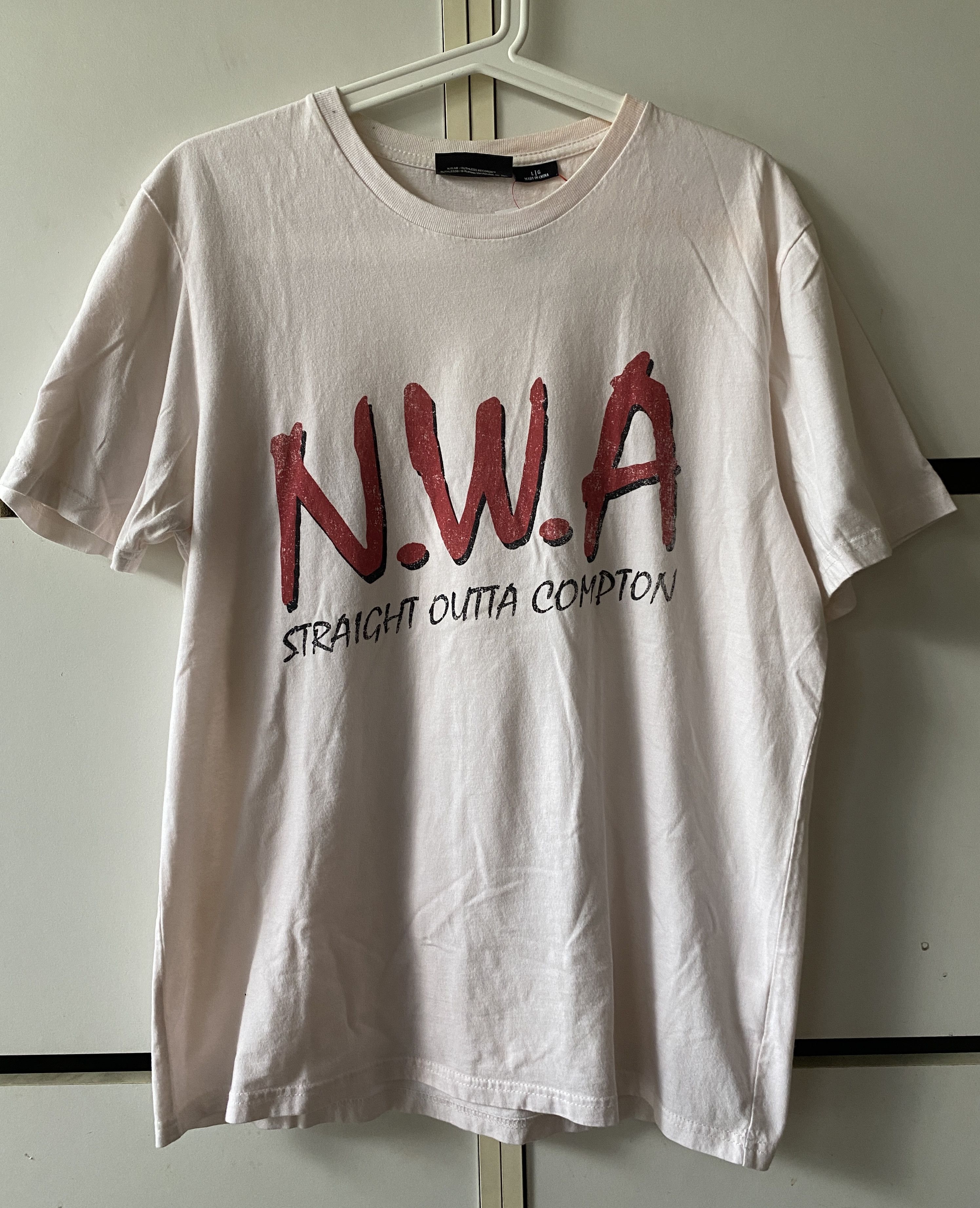 Rap Tees N W A Straight Outta Compton Rap Tee Hoodie, Sweatshirt | FlexRushtees.com