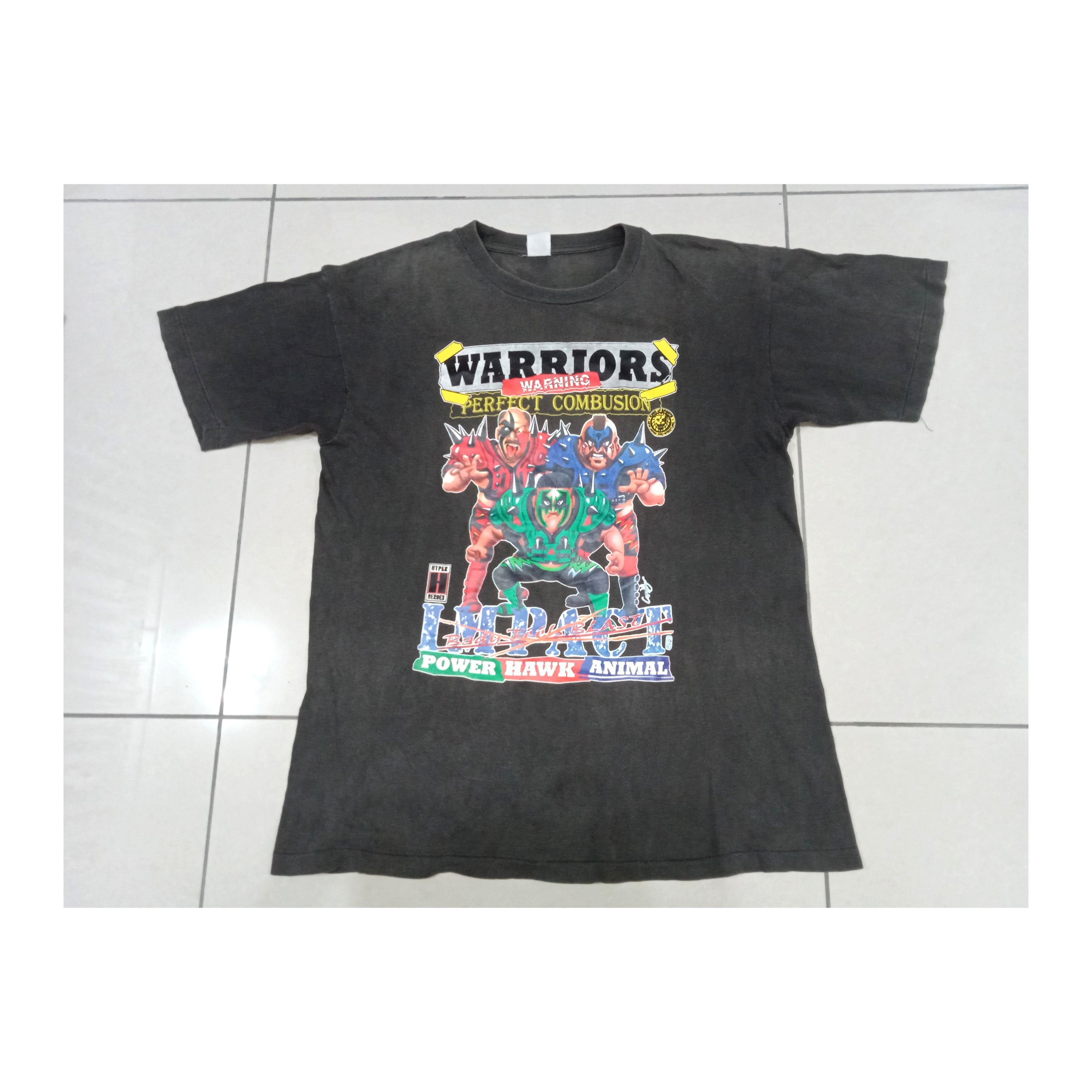 Wwf Thrashed 90s Njpw Road Warriors T Shirt Legion Of Doom