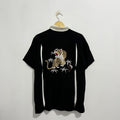 Issey Miyake Jungle Storm Tiger Embroidered Shirt Black White Accents Hoodie, Sweatshirt | FlexRushtees.com