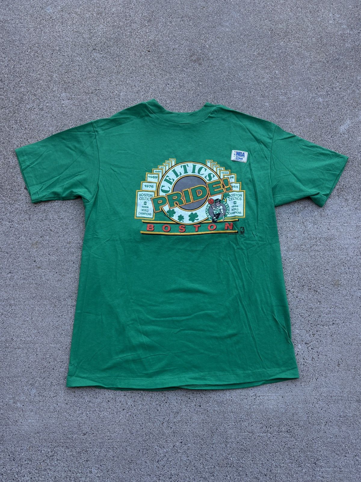 Nba Vintage 1986 Hanes Boston Celtics Champions T Shirt Sz Xl Hoodie, Sweatshirt | FlexRushtees.com