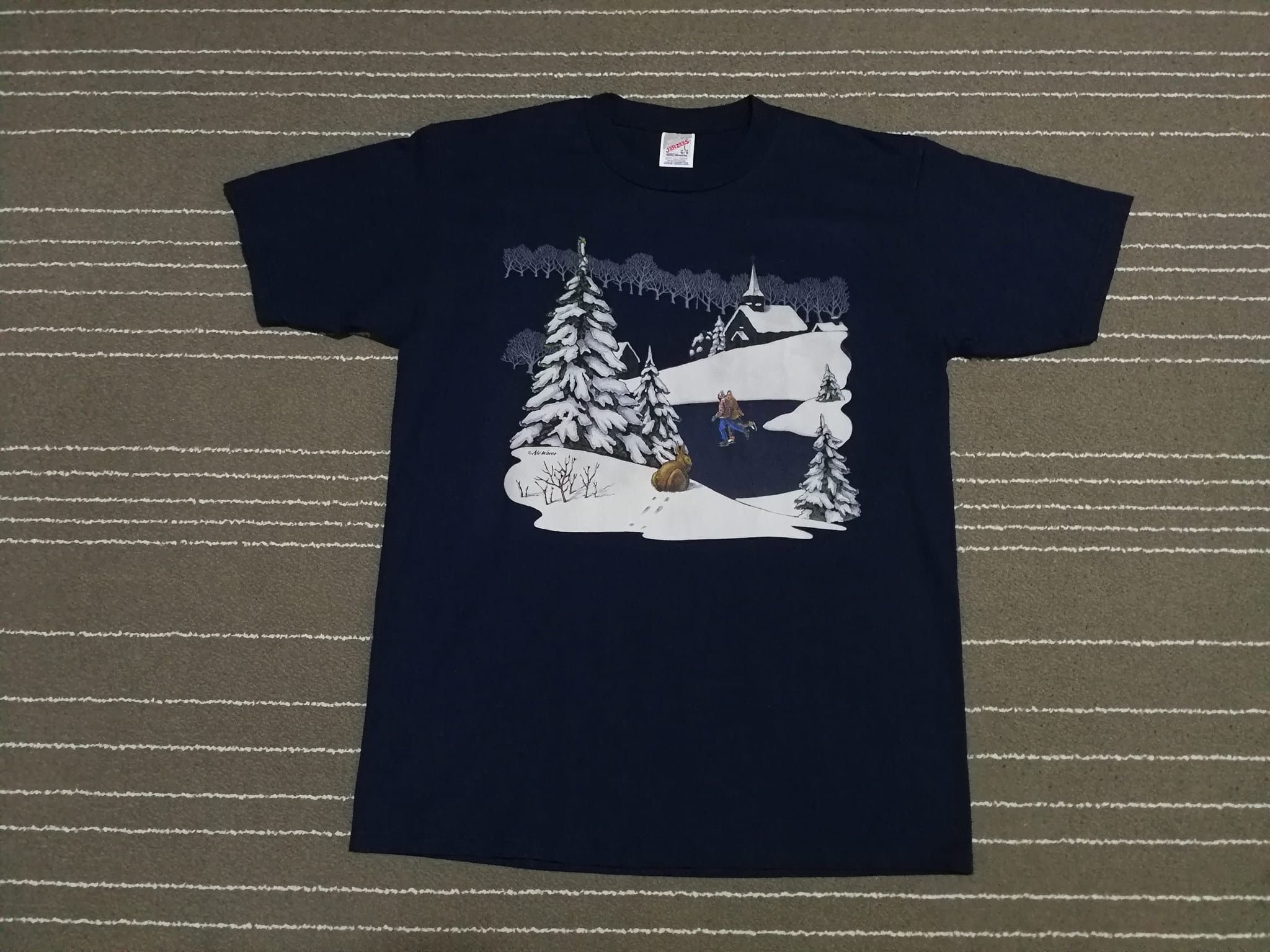 Russell Athletic X Vintage Vintage Air Waves X Jerzees Tee M 1787