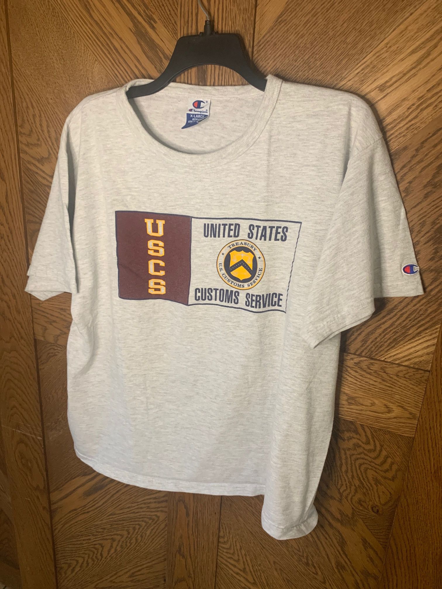 Vintage Champion Us Customs T Shirt Hoodie, Sweatshirt | FlexRushtees.com