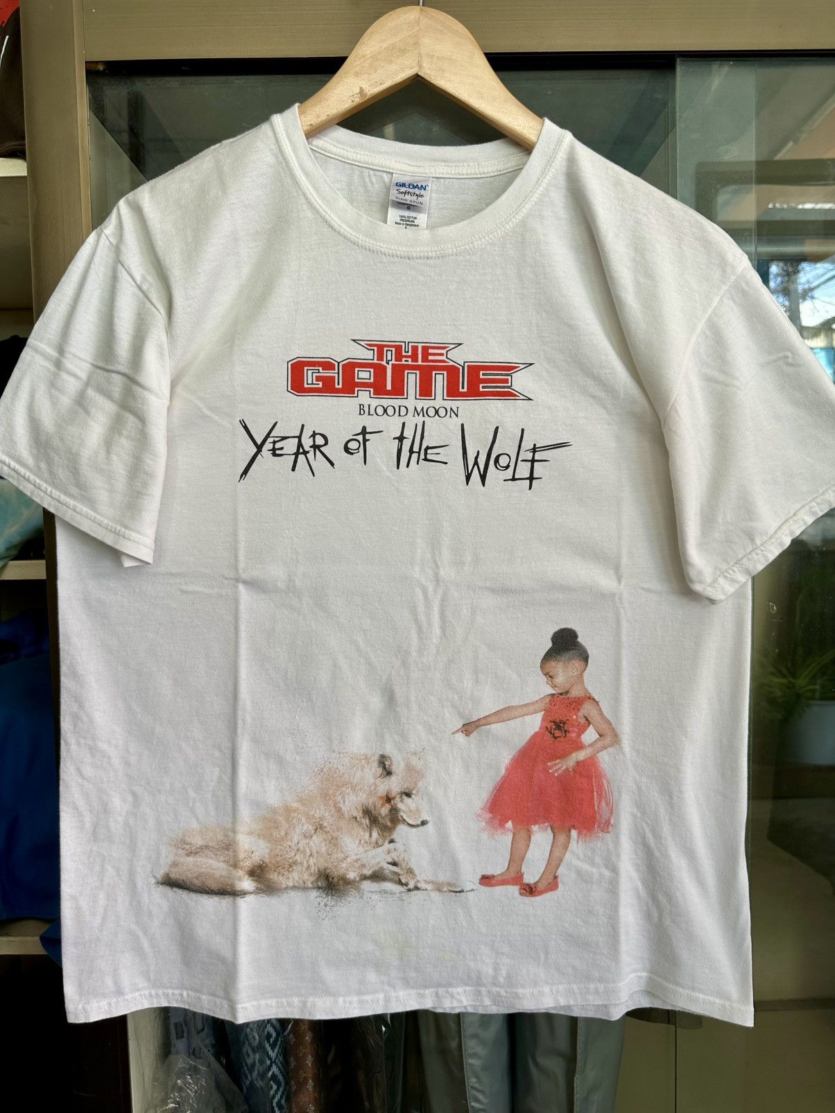Rap Tees The Game Blood Moon Year Of The Wolf T Shirt Hoodie, Sweatshirt | FlexRushtees.com