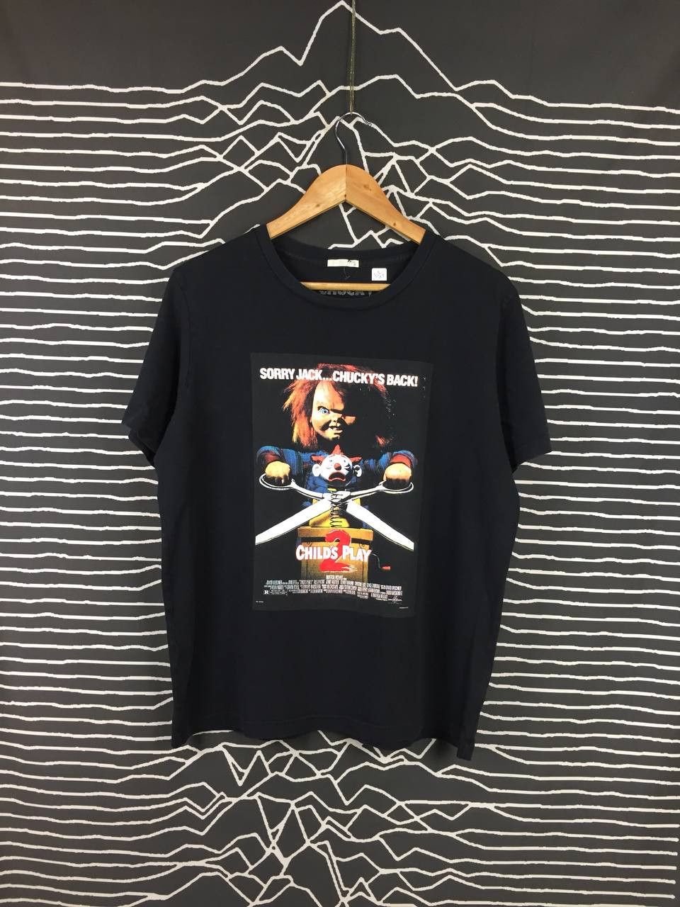Japanese Brand Gu X Chucky Child S Play 2 The Movie Promo Tee