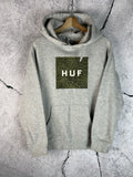 Vintage Huf Box Logo Custom Buggy Fit Hoodie T-Shirts, Sweatshirt | FlexRushtees.com