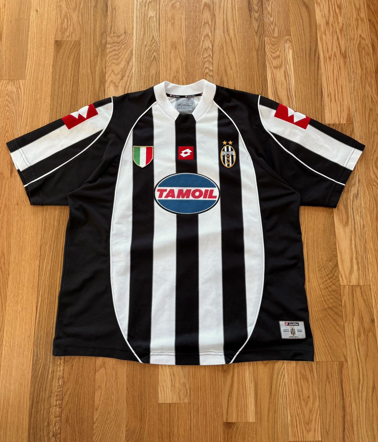 Lotto Sport Juventus 2002 03 Lotto Vintage Champions League Home Kit Xxl