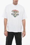 Marcelo Burlon Og1mm0424 Oversized Vertigo Mushroom T Shirt In White