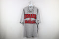 Vintage 90s Starter Indians Baseball T Shirt Gray Usa