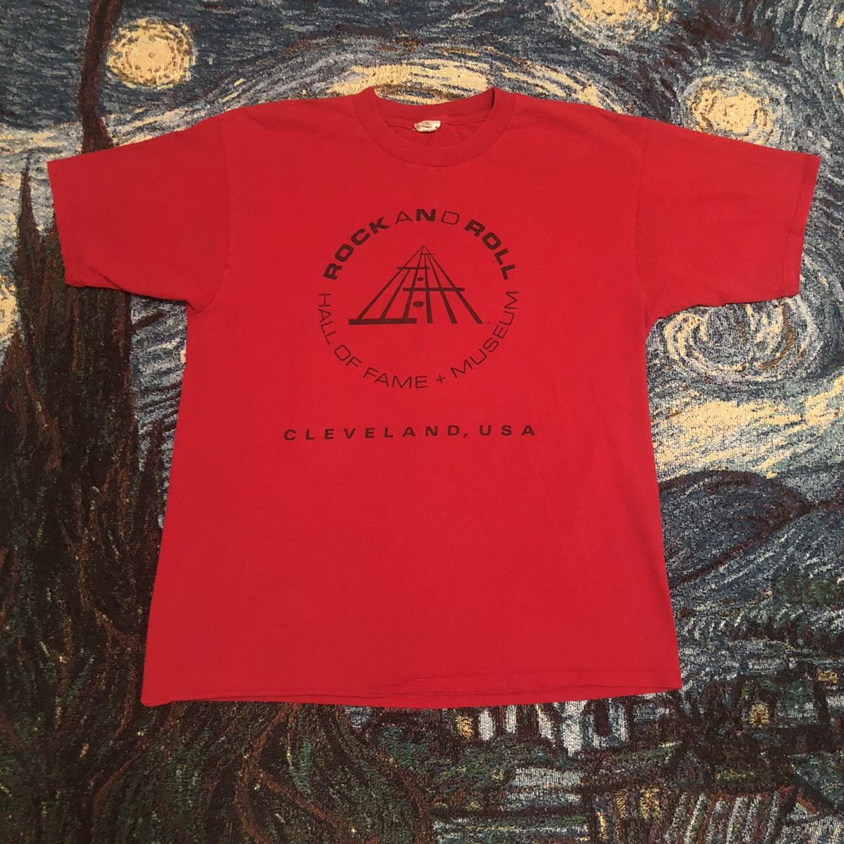Vintage 90 S Rock Roll Hof Museum Tee Hoodie, Sweatshirt | FlexRushtees.com
