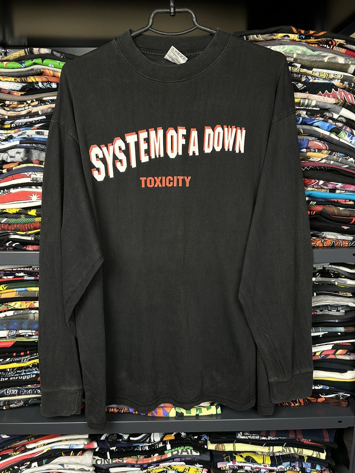 Vintage 00s System Of A Down Toxicity Glow Long Sleeve T-Shirts, Hoodie, Sweatshirt | AU16VibeMintTees.com