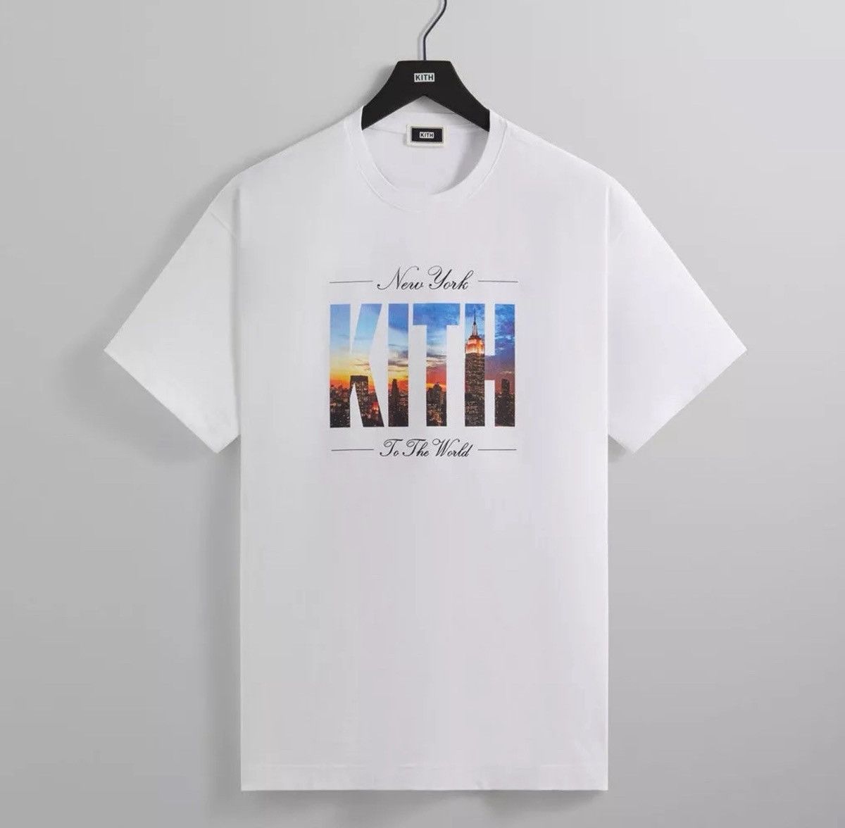 Kith Nyc Tee Logo T Shirt White Men S Size Xl Hoodie, Sweatshirt | FlexRushtees.com