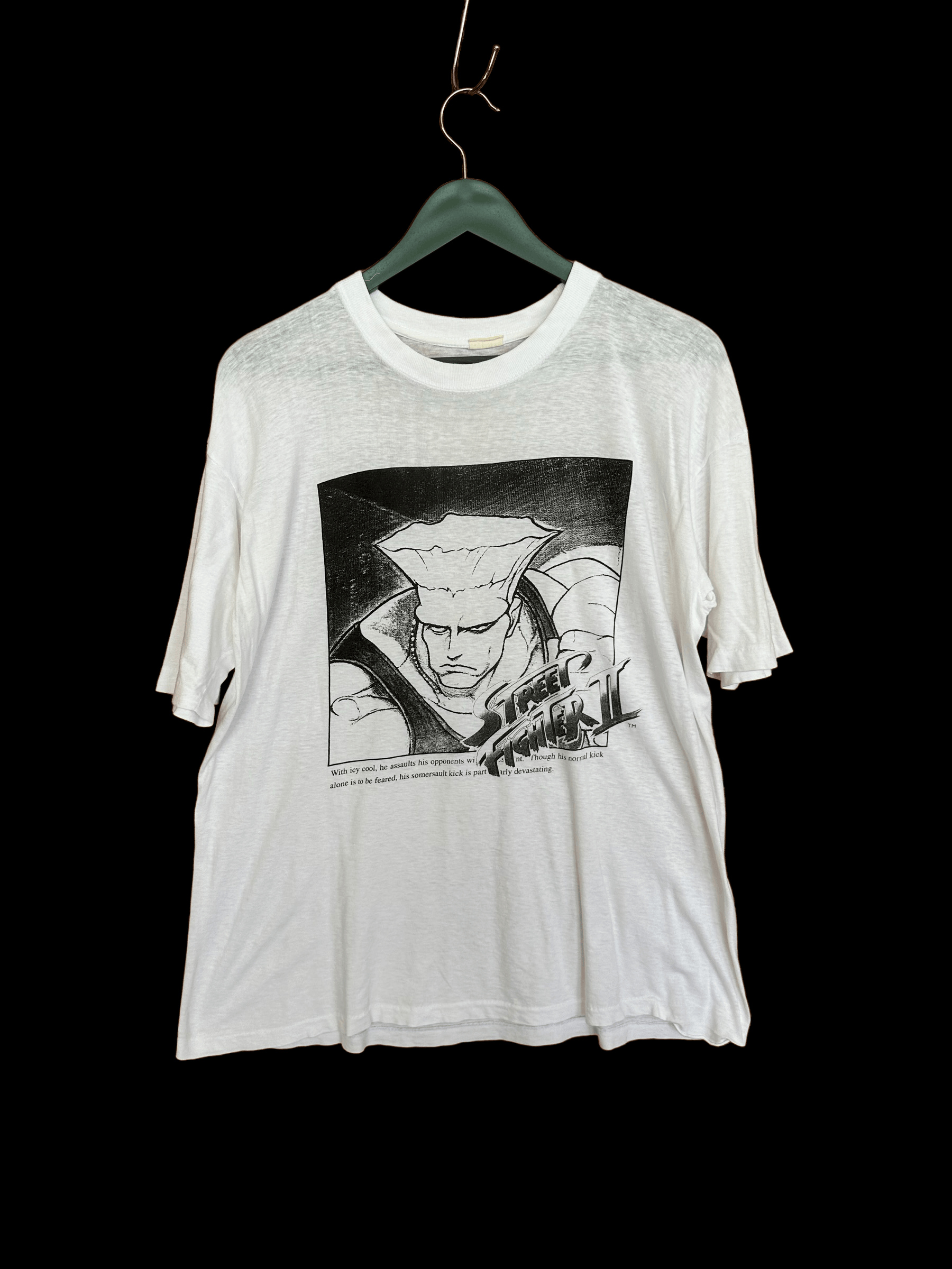Anime Vintage 90s Guile Street Fighter Ii Capcon T Shirt