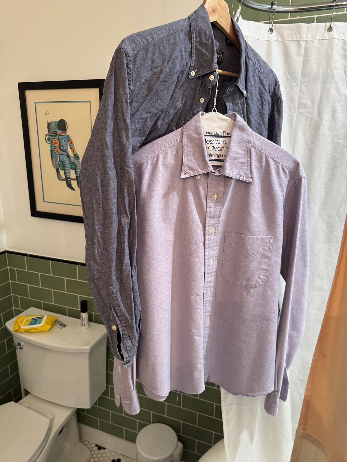 Bros Vintage Gitman Bros Ocbd Shirt Lot 2 Medium Made In Usa Hoodie, Sweatshirt | FlexRushtees.com