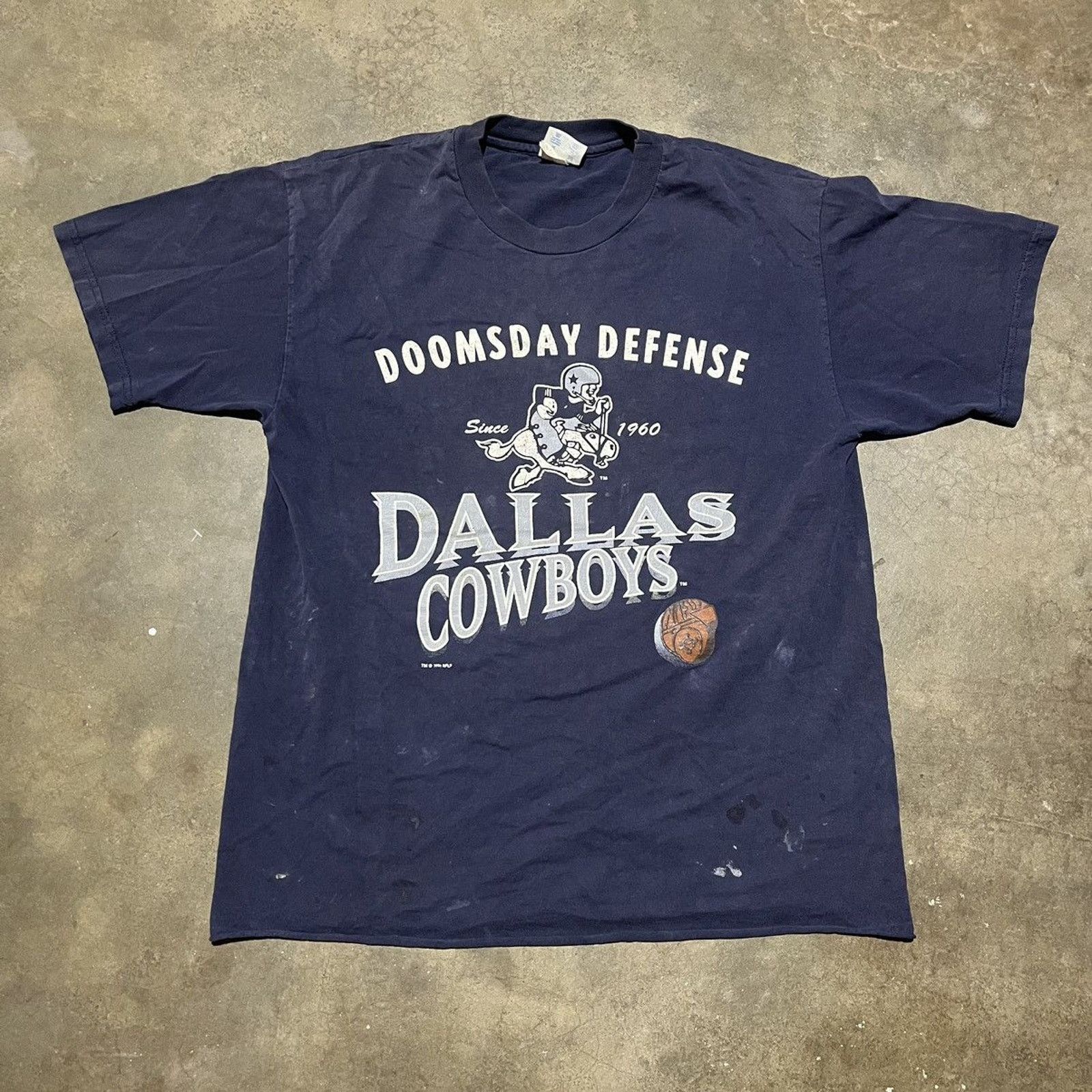 Vintage 1996 Dallas Cowboys Doomsday Defense Champion Shirt