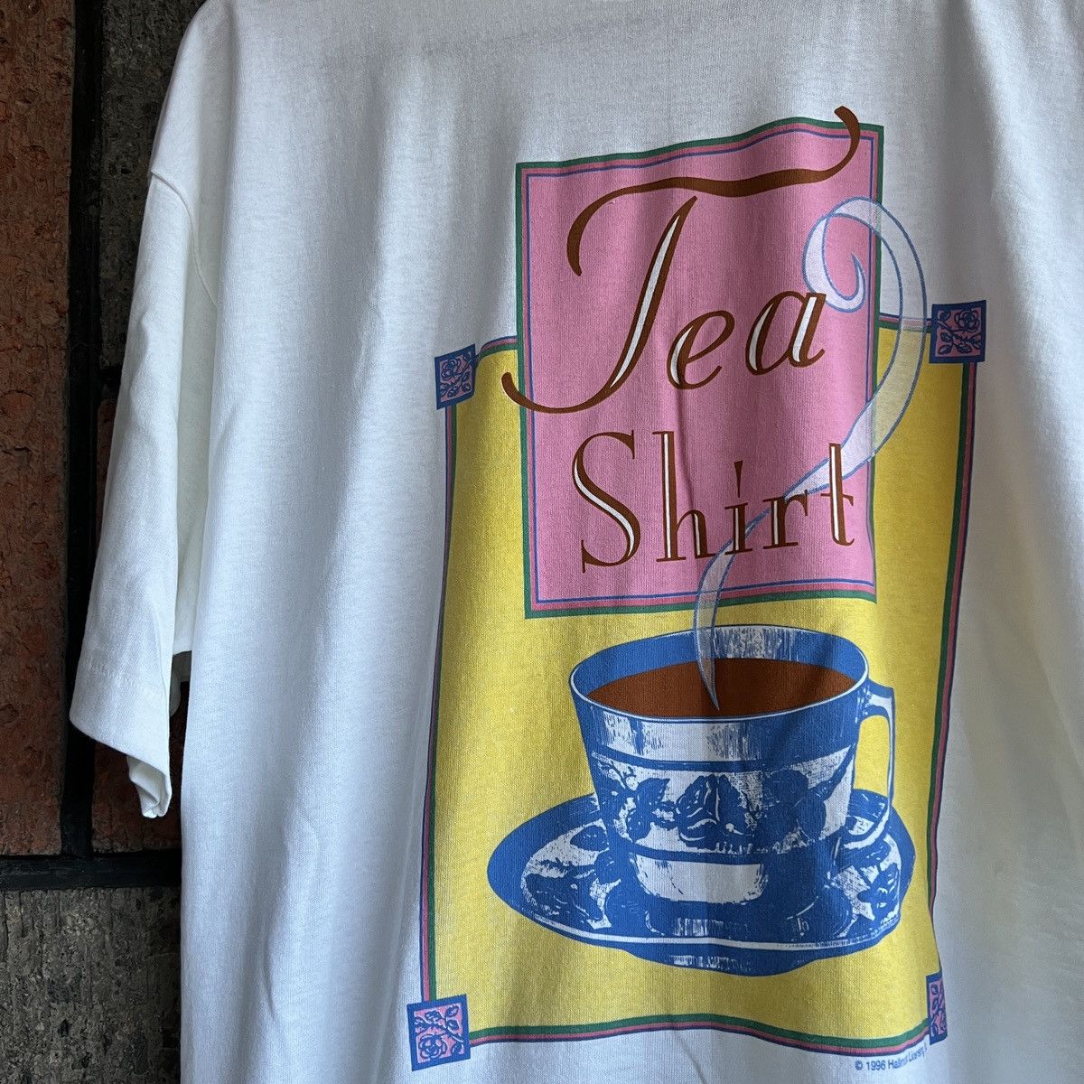 Vintage Vtg 1996 Tea Shirt Tee Shirt Funny Art Hoodie, Sweatshirt | FlexRushtees.com