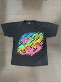 Vintage The Body Co Tropical Floral Shirt Blood Splatter