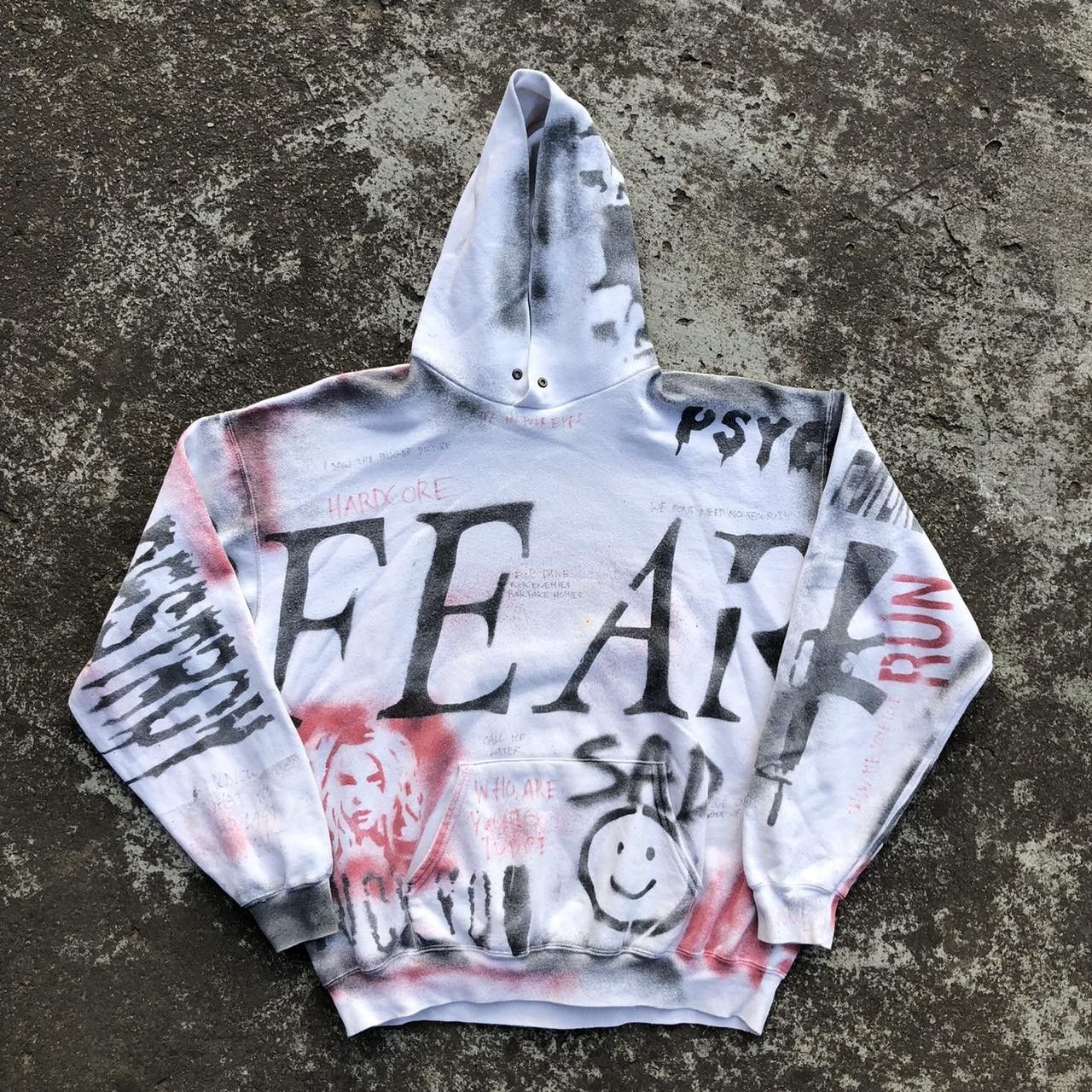 Vintage Fear Hoodie Custom T-Shirts, Sweatshirt | FlexRushtees.com