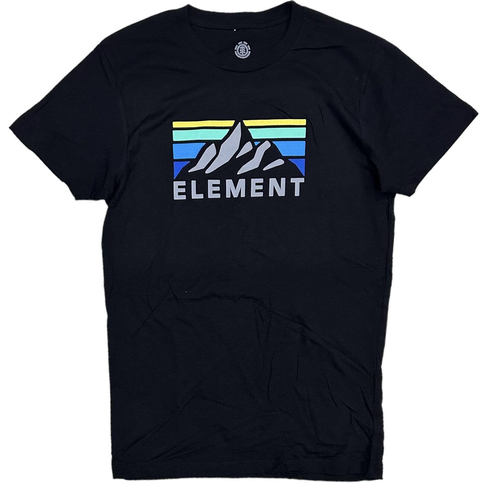 Element Skateboards Men S Mountain Tee T Shirt In Black
