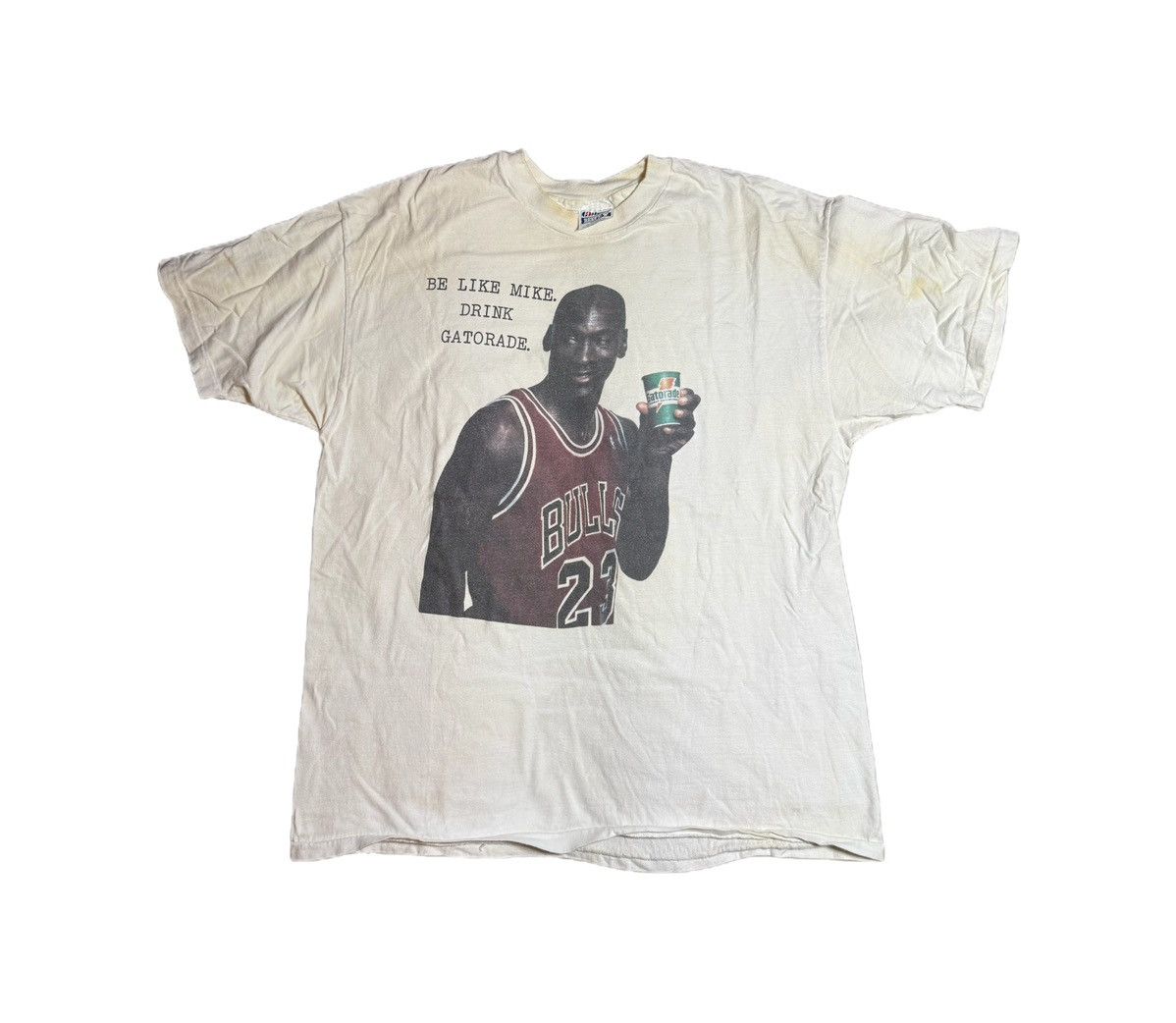 Mj Vintage 90s Be Like Mike Drink Gatorade Xl Promo Tee Hoodie, Sweatshirt | FlexRushtees.com