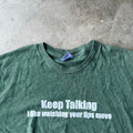Vintage Keep Talking Shirt Mens Xl Funny Slogan Hoodie, Sweatshirt | FlexRushtees.com