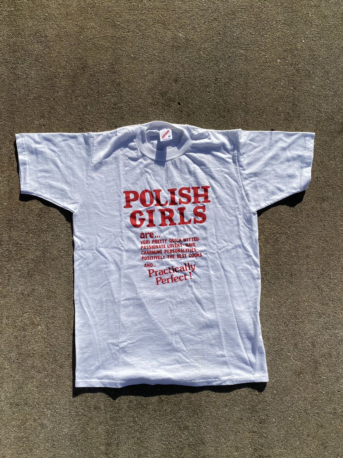 Vintage Jerzees Polish Girls T Shirt